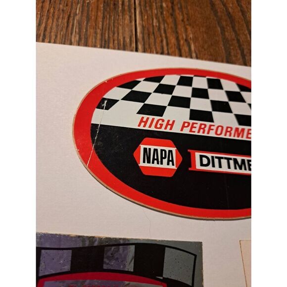 Vintage Original Lot 3 Decal Stickers Napa Dittmer Sorensen Galveston Next - Picture 3 of 9